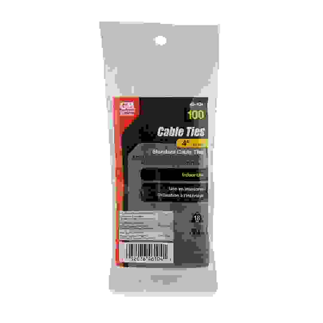 GB Gardner Bender Miniature Cable Ties (10 cm, Pack of 100)