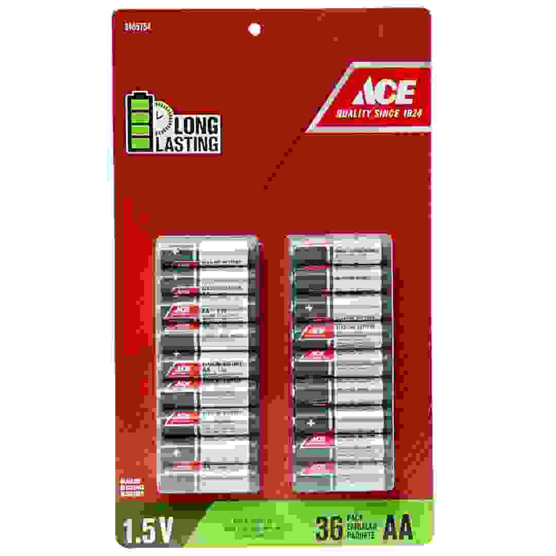 ACE AA Alkaline Batteries (Pack of 36, 1.5V)