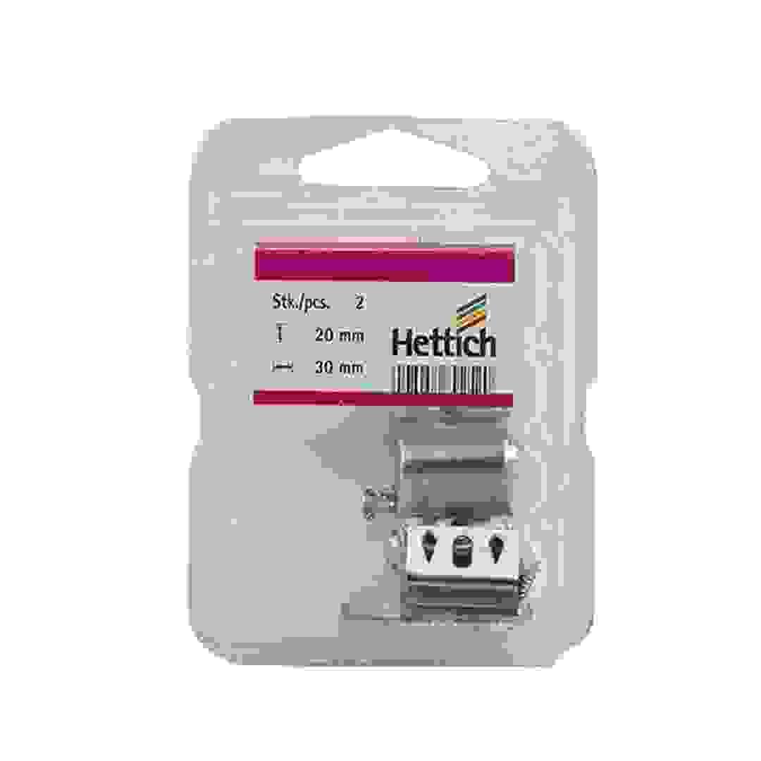 Hettich Steel Ball Catches (20 x 30 mm, 2 Pieces)