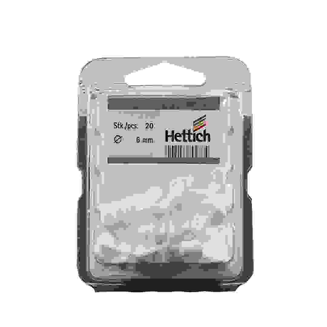 Hettich Shelf Support (6 mm, Pack of 20)