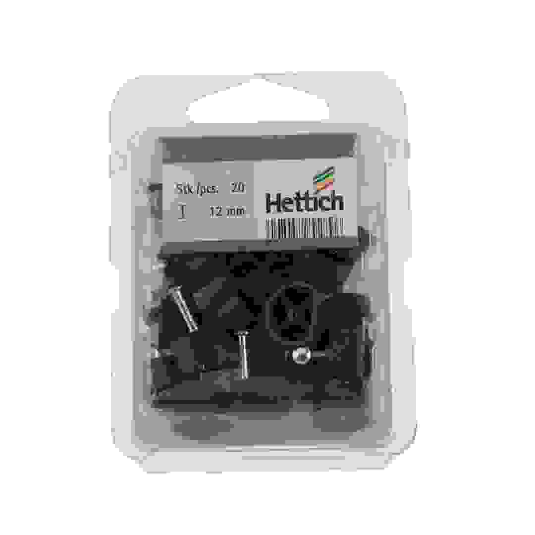 Hettich Supports for Wooden Shelves (12 mm, Brown, Pack of 20)