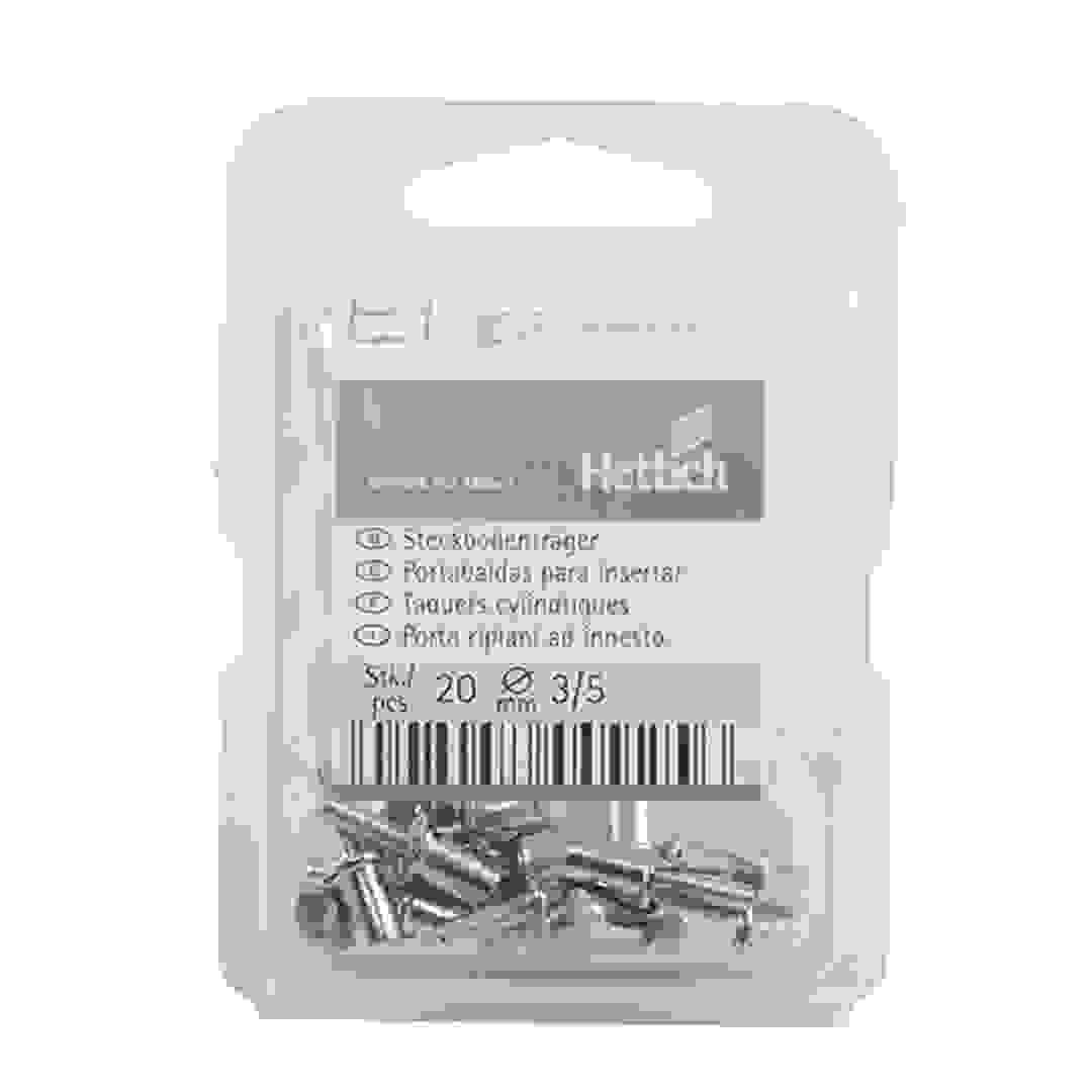 Hettich Chrome-Plated Shelf Support (35 mm, 20 Pieces)