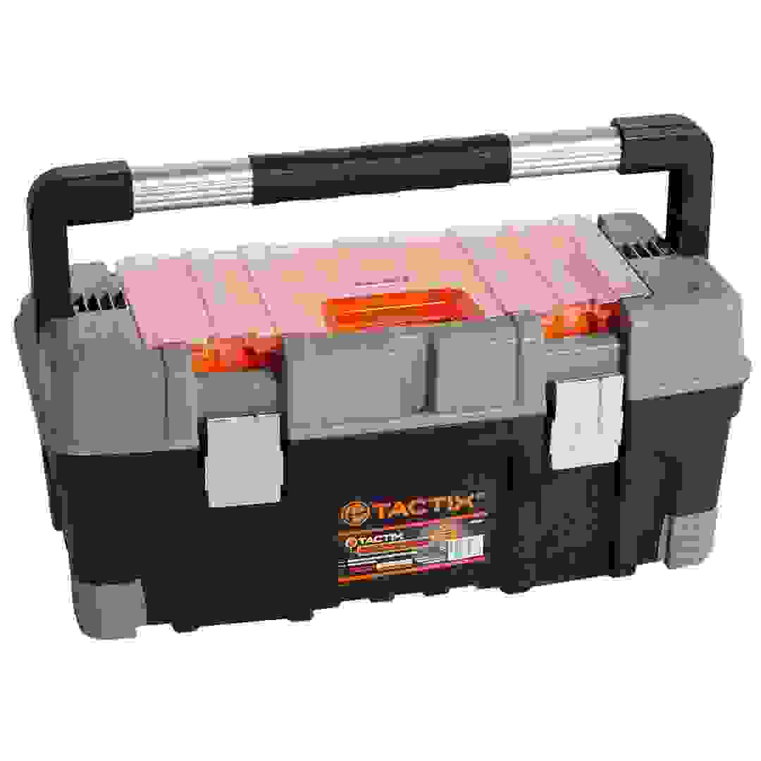 Tactix Plastic Box with Organizers (28 x 56 x 24 cm)