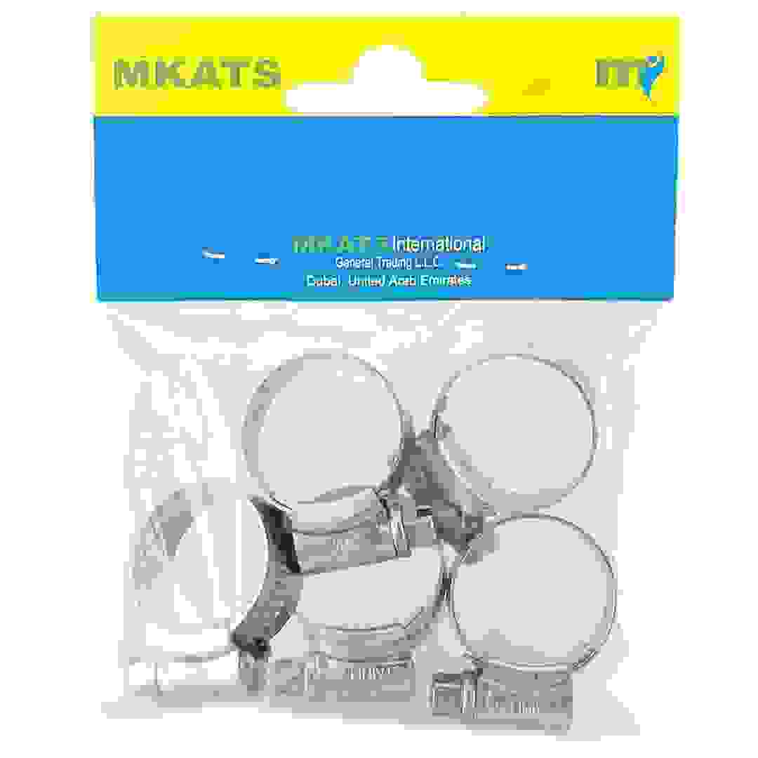 مشابك خرطوم ستانلس ستيل مستديرة 3/4-1 (5 قطع)