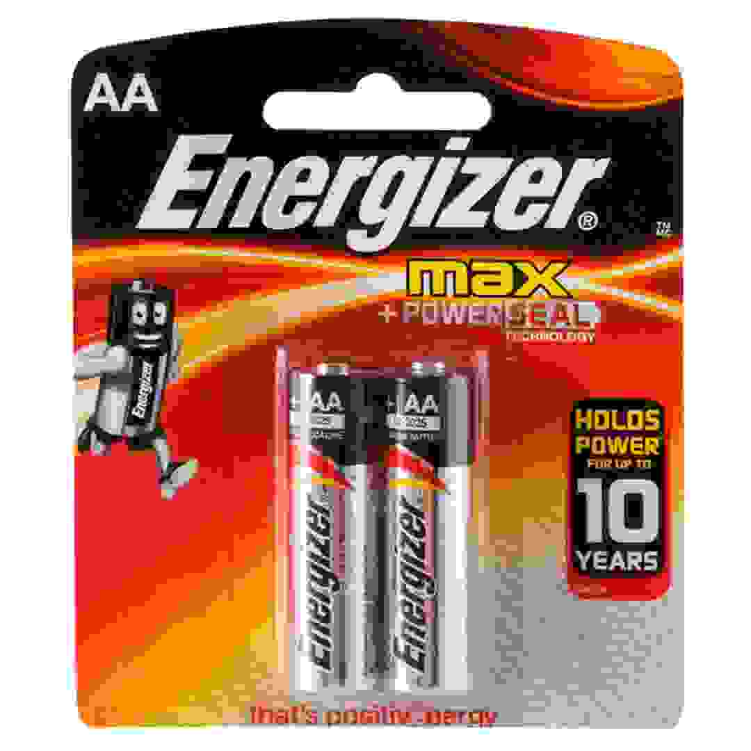 Energizer MAX AA Alkaline Batteries (Pack of 2)