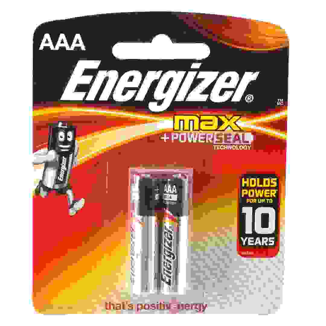 Energizer MAX AAA Alkaline Batteries (Pack of 2)