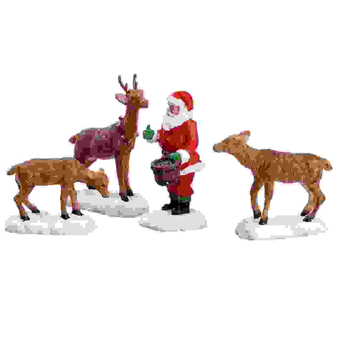 Santa Feeds Reindeer Decor Set (4 Pc.)