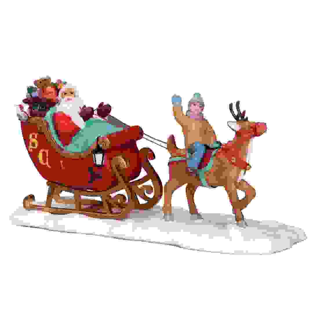 Lemax Santa's Sleigh Festive Décor (7 x 15.3 x 5.7 cm)
