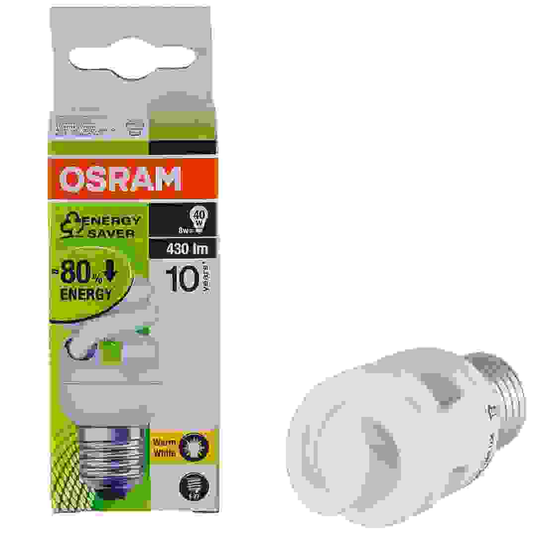 Osram Duluxstar Mini TWist CFL Bulb (8 W, Warm White)