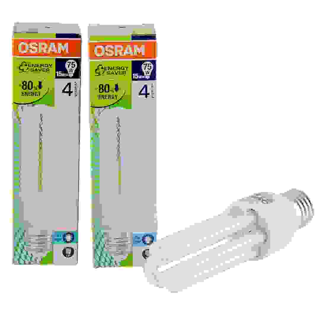 Osram CFL Day Energy Saver Bulbs (15 W, Pack of 2)