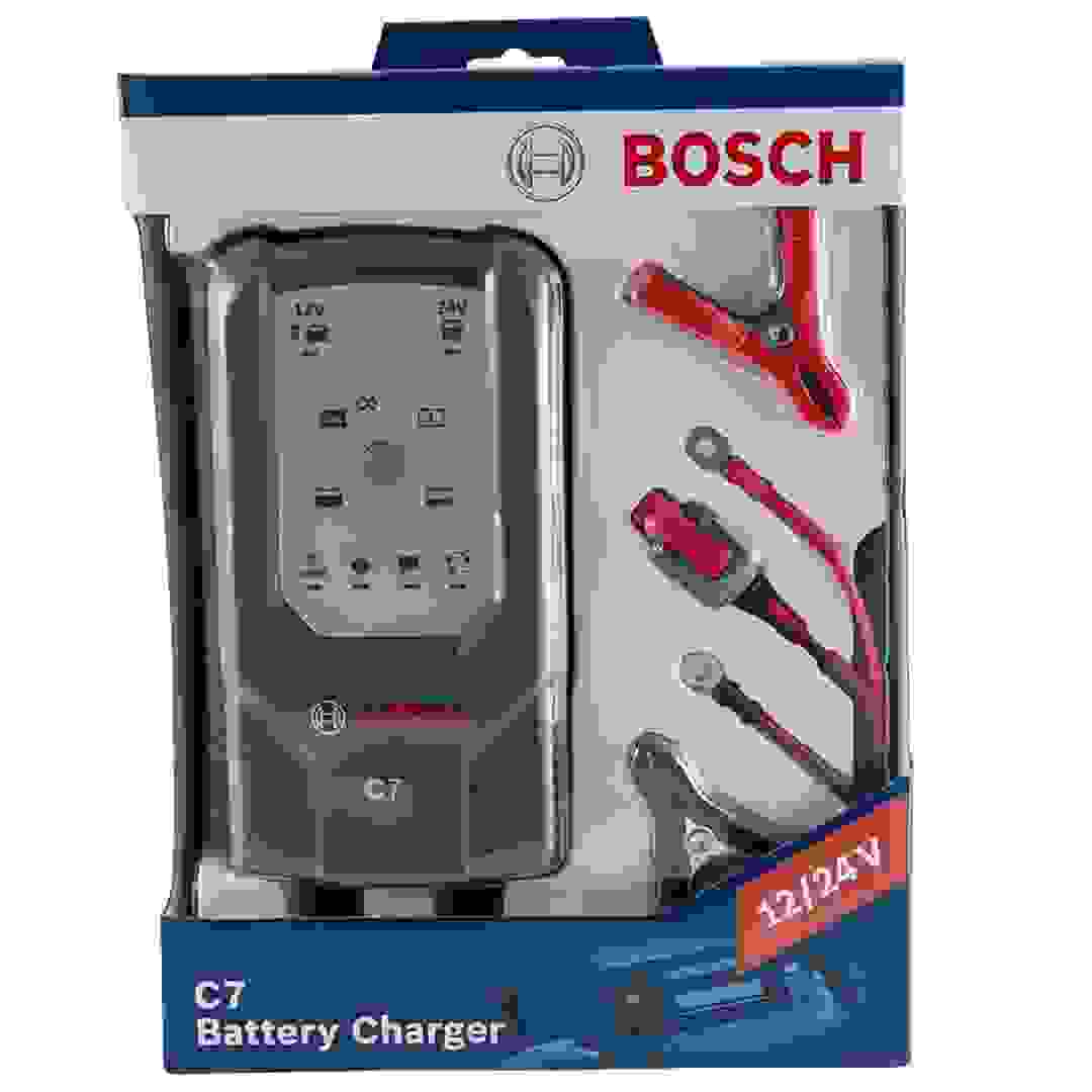 Bosch C7 6-Stage Automatic Battery Charger (12V / 24V)
