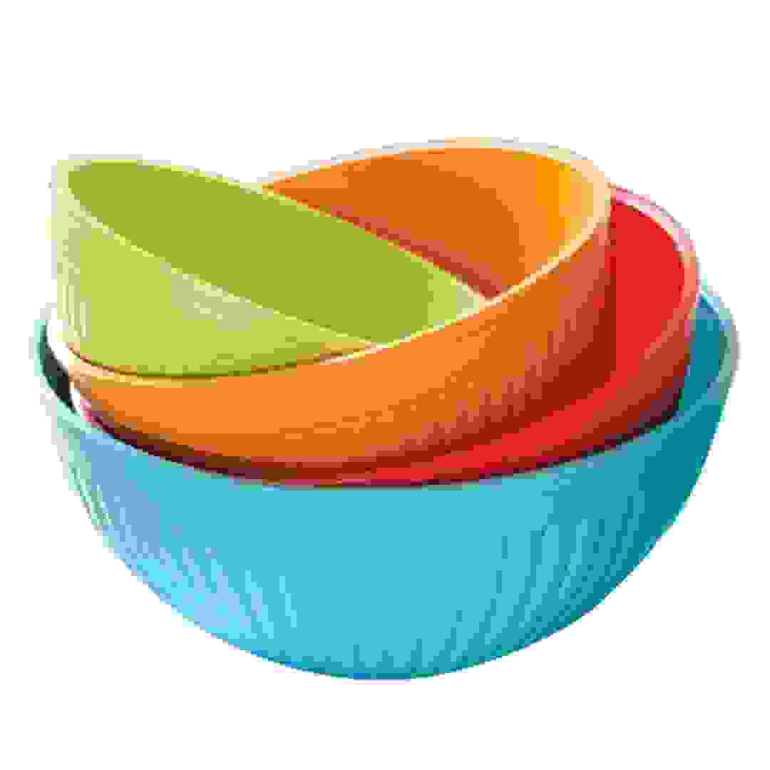Nordic Prep & Serve Bowls (Set of 4, Multicolored)