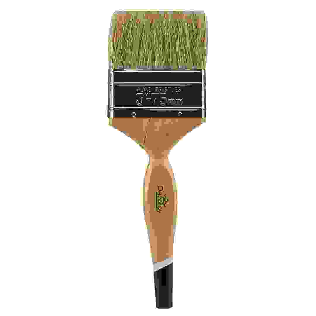 Decoroy Blue Tip Paintbrush with White Bristles (7.6 cm)