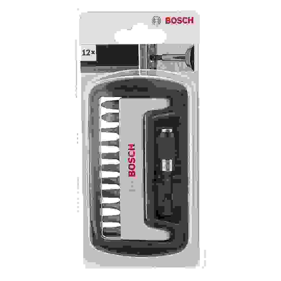 Bosch Screwdriver Bit Set (Pack of 12, Gray)