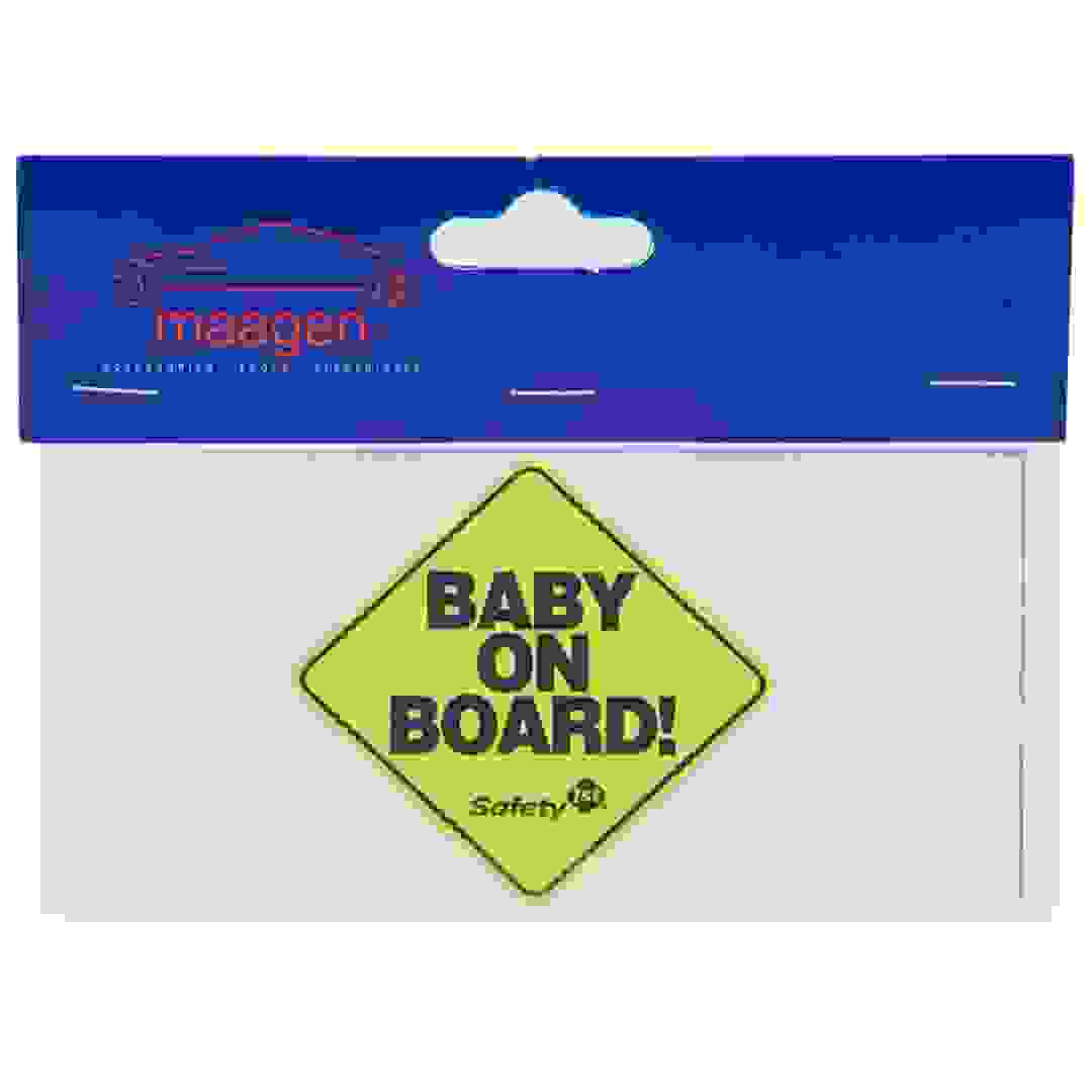 Maagen Baby On Board Sticker