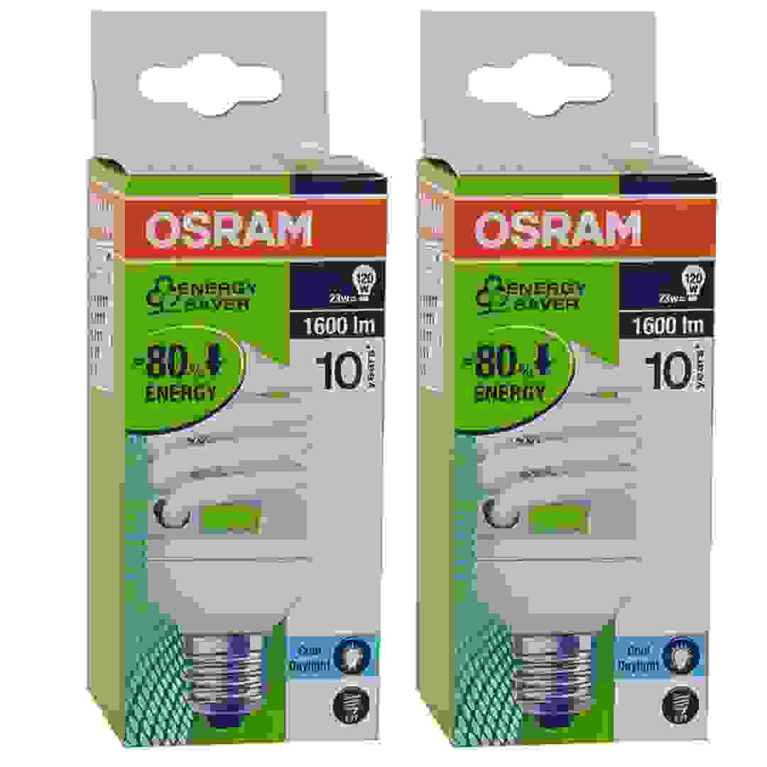 Osram Energy Saving Lamp (23 W, Cool Daylight, Pack of 2)