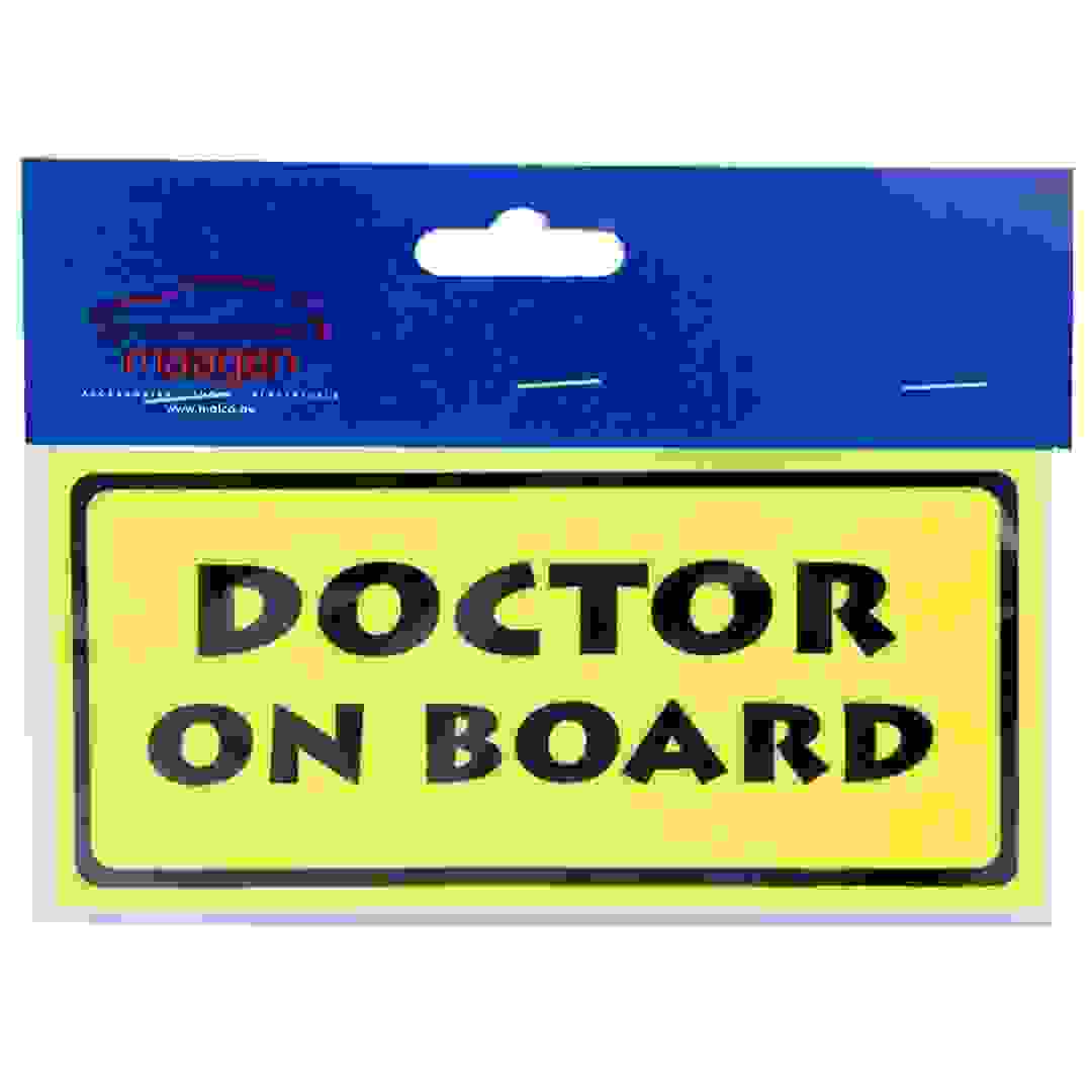 لافتة ماجين للسيارات بعبارة Doctor On Board