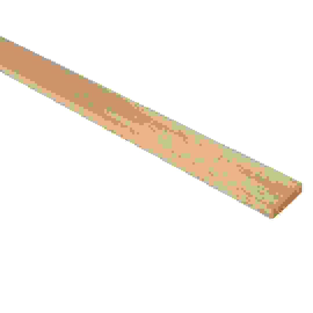 لوح إفريز شريطي من الخشب الصلب (2.5 × 0.6 × 240 سم)