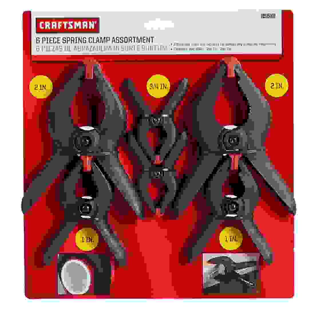 Craftsman Spring Clamp Assortment (Pack of 6)
