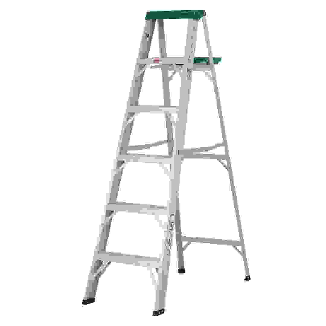 سلم ليبرتي 5 درجات مع جزء علوي وصينية للسطل (60 × 180 سم)