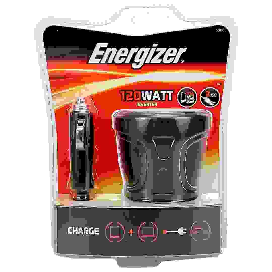 Energizer Cup Holder Inverter (120 W, Black)