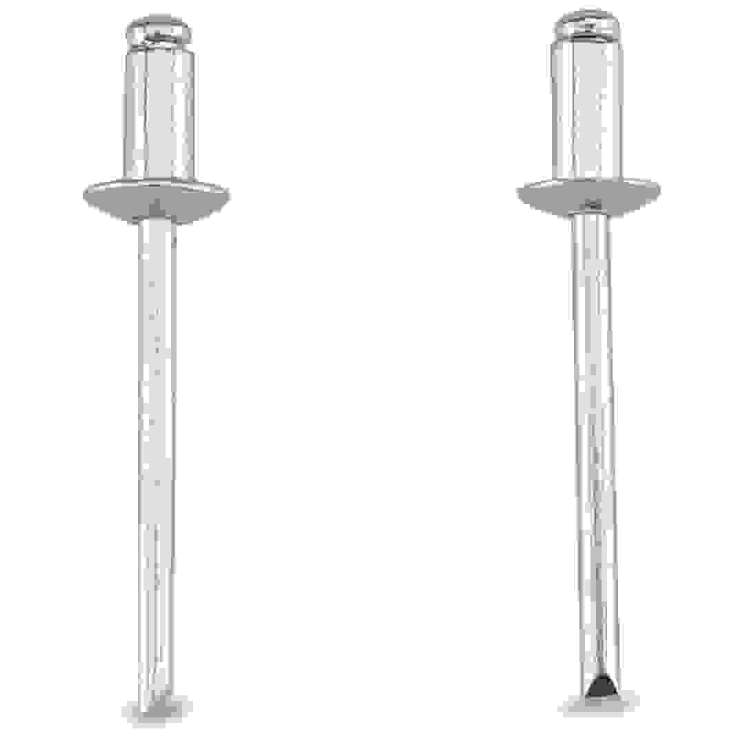 مسامير من الألومنيوم (4 × 8 ملم، مجموعة من 100)