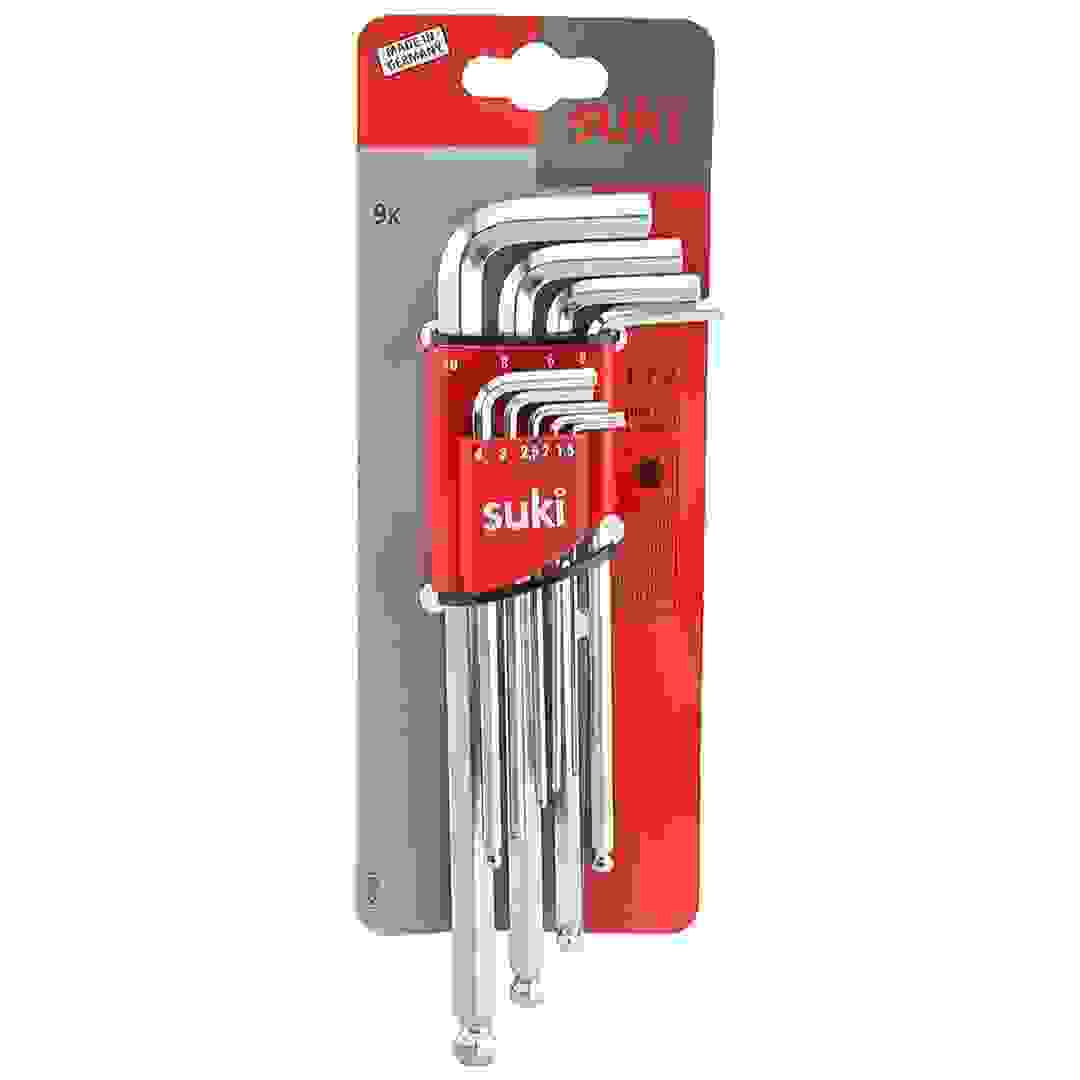 1800500 Hex Key Wrench Set (1.5-10 mm, Pack of 9)