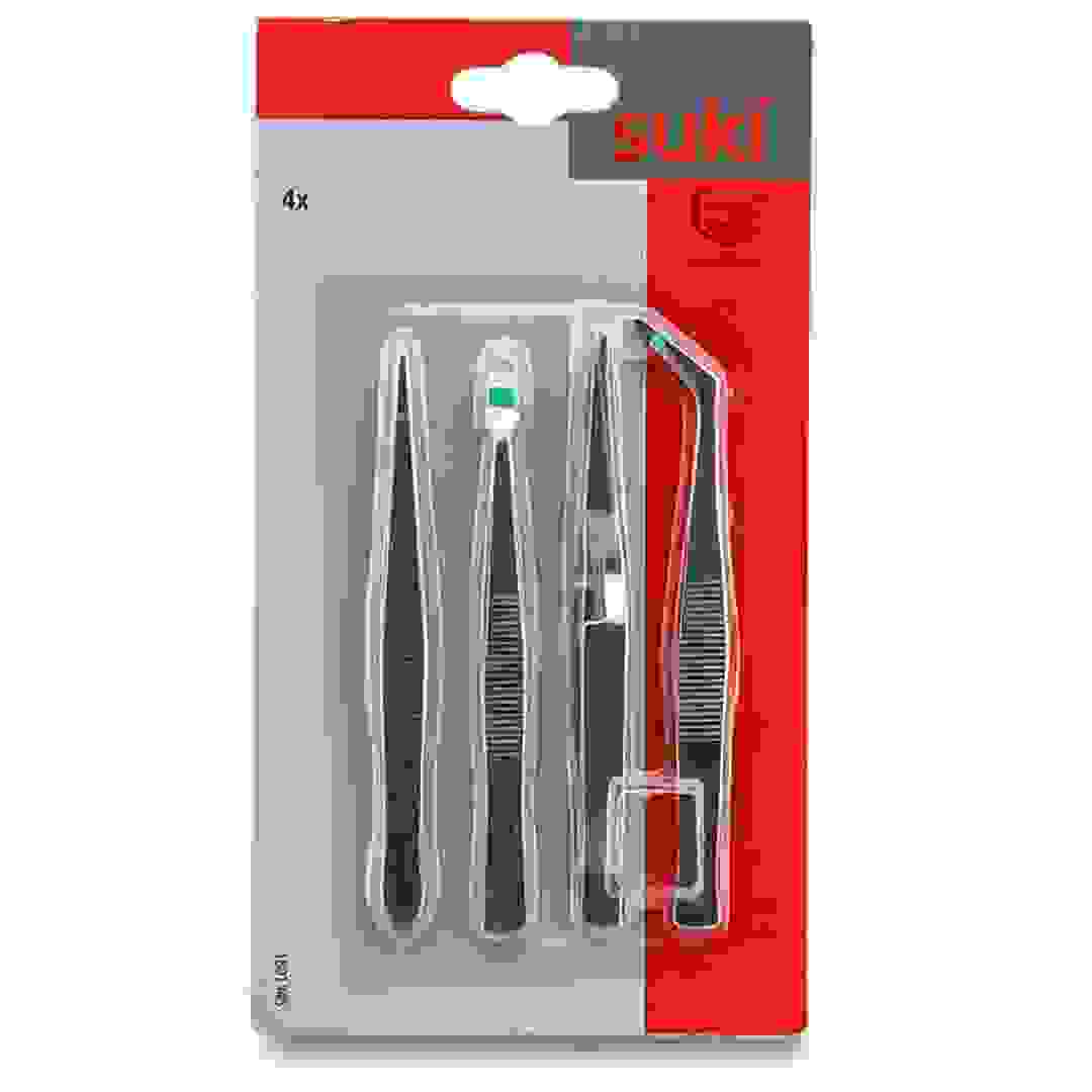 طقم ملاقط ستانلس ستيل (حزمة من 4)