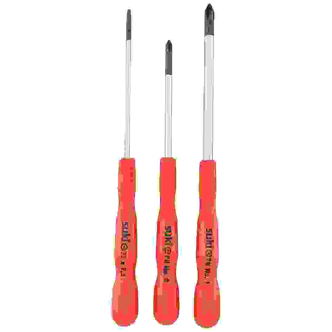 طقم مفكات براغي (2×7.5×20.5 سم، طقم من 3)