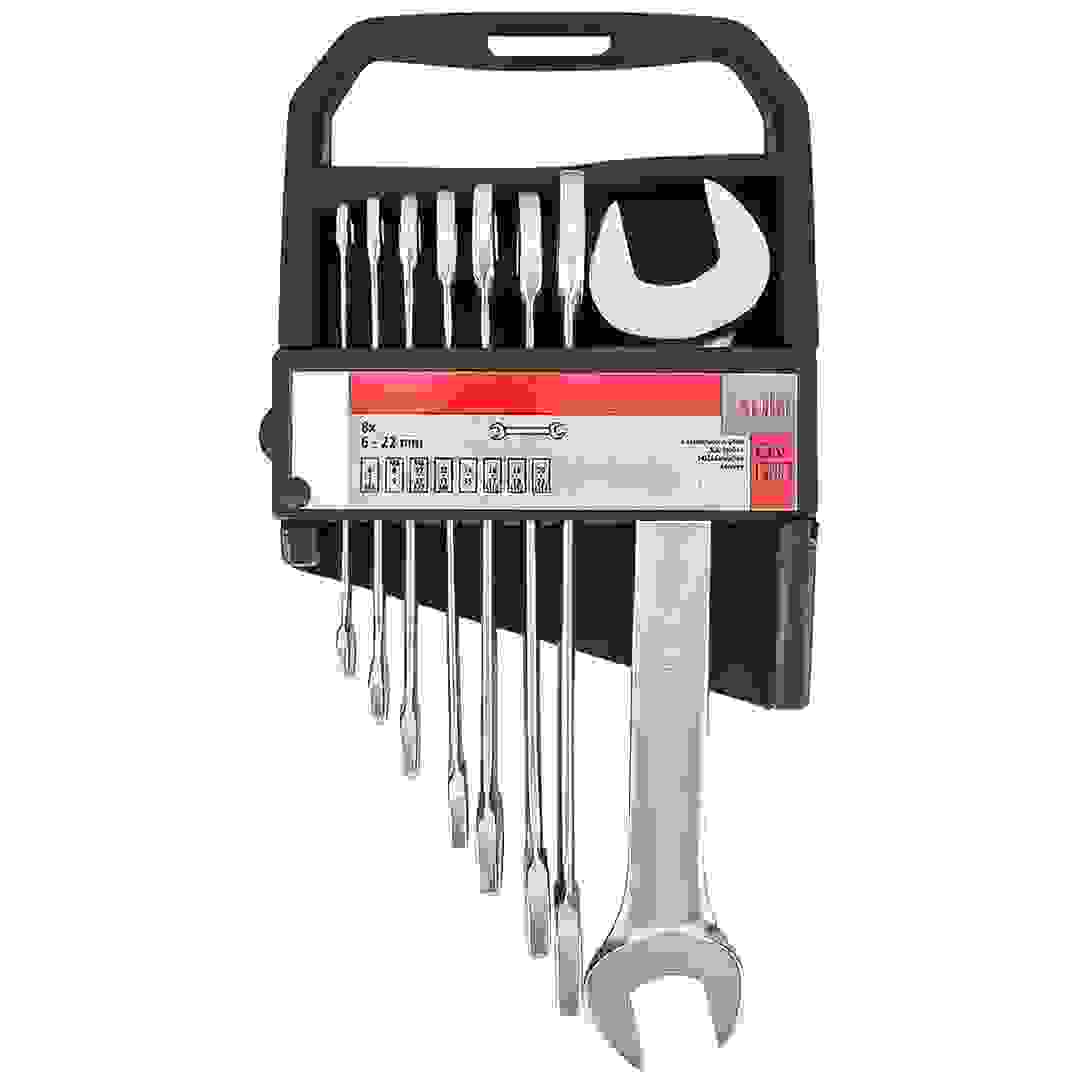 Suki Double Open-End Wrench Set (6-22 mm, Pack of 8)