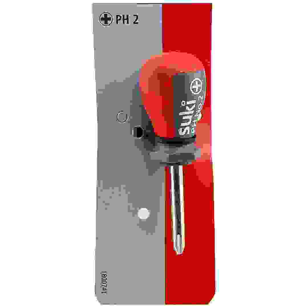 مفك براغي فيليبس 2 للميكانيكيين مع مقبض ثنائي الألوان سوكي