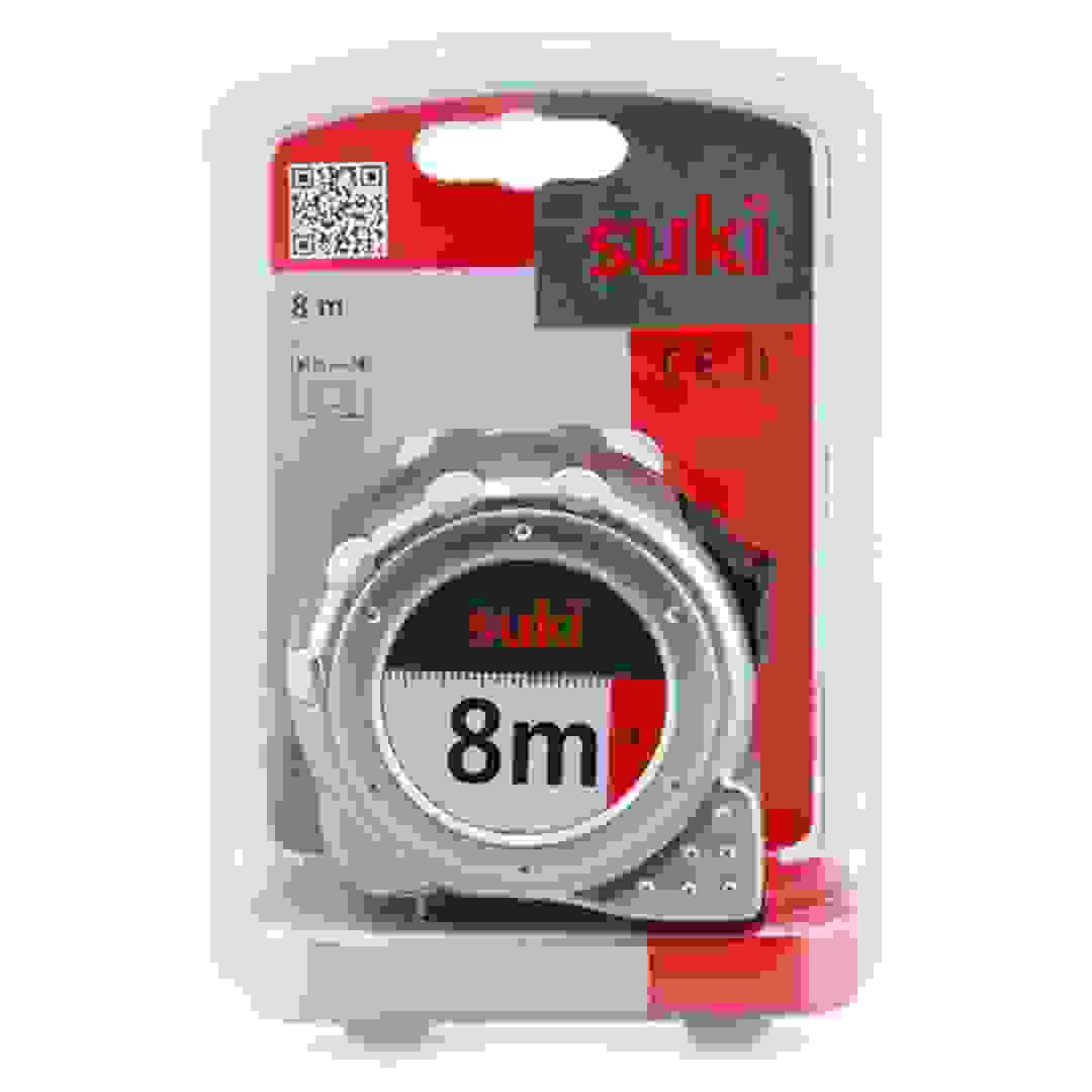 شريط قياس مطلي بالفضة (800 × 2.5 سم)