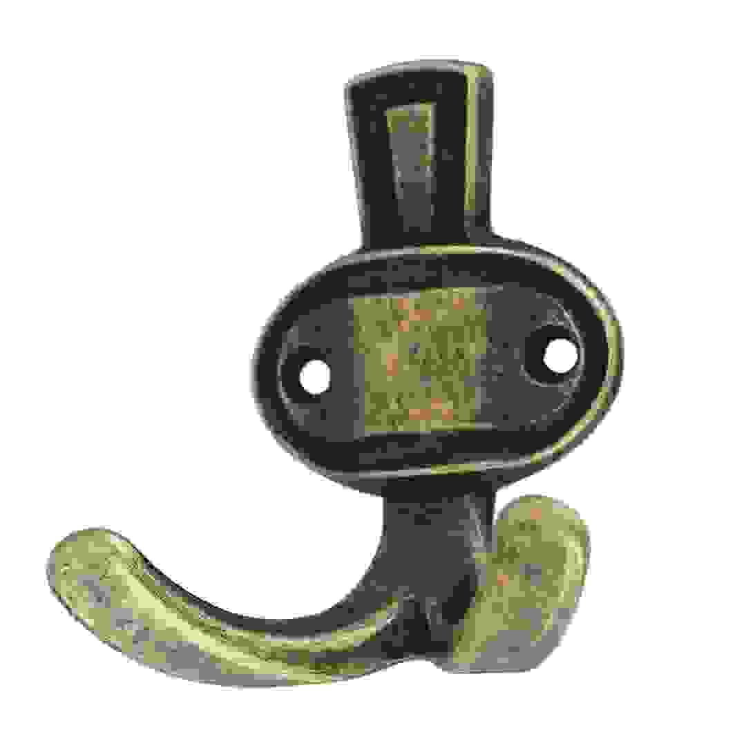 Hettich Hook Karlos II Brass-Plated Hook (Patina)