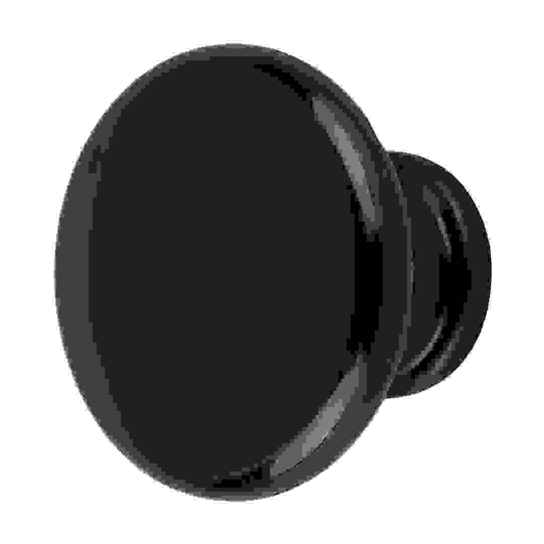 Hettich Plastic Furniture Knob (40 mm, Black)