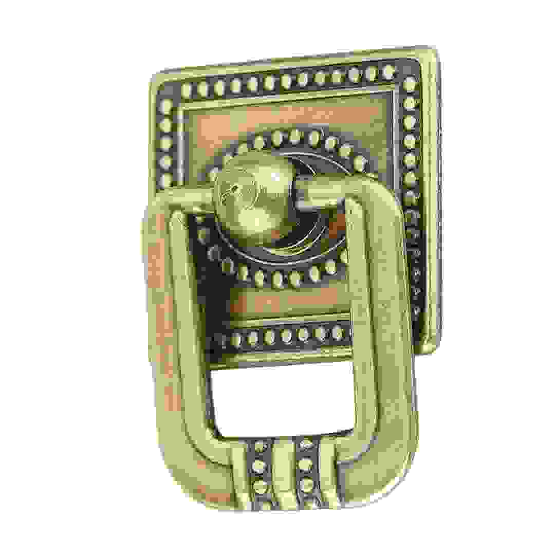 مقبض أثاث هيتتش نحاس أصفر عتيق (33 × 35 ملم)