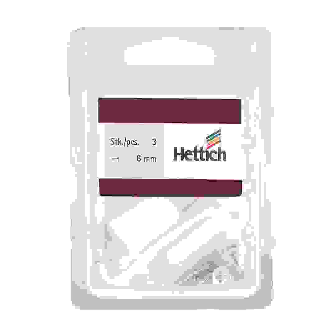 Hettich Glider for Floor Profile (Pack of 3, Gray)