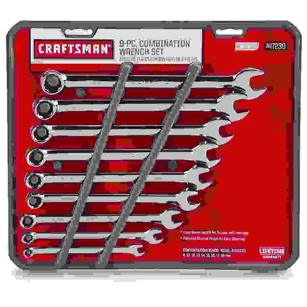 Craftsman Polished Chrome Combination Wrench Set (9 Pc.)