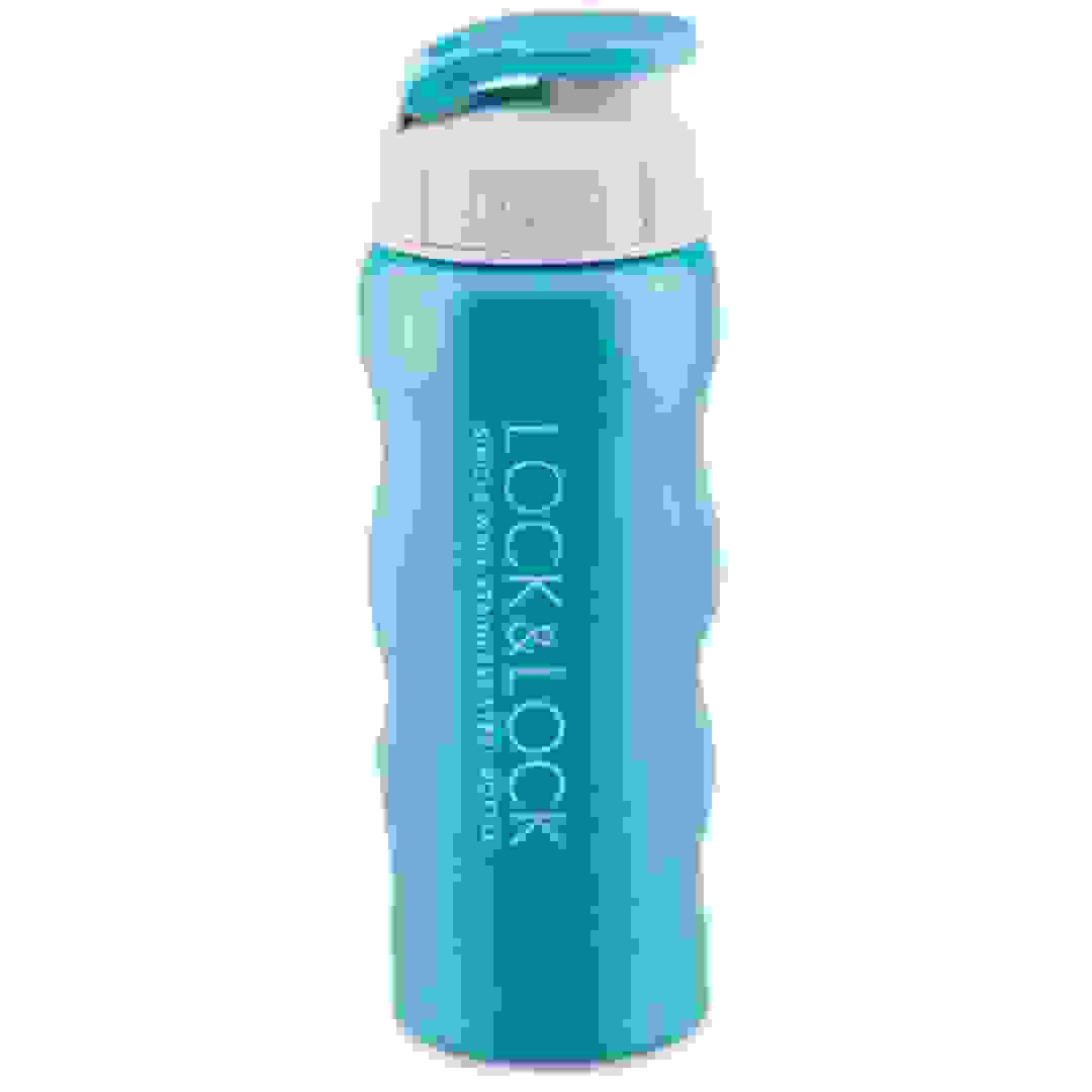 Lock & Lock Stainless Steel Water Bottle (550 ml, Turquoise)