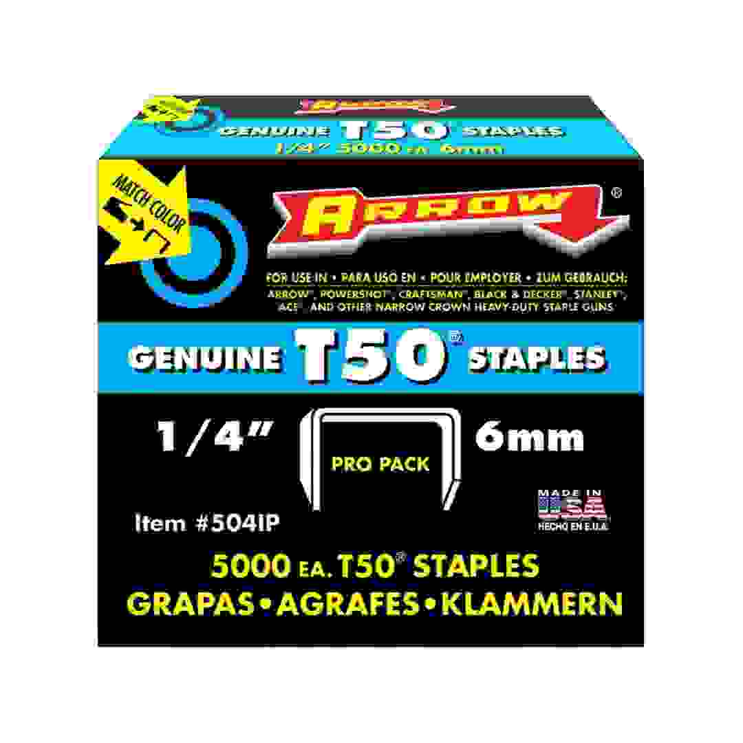 Arrow T50 Genuine Staples (6 mm, 5000 pc)