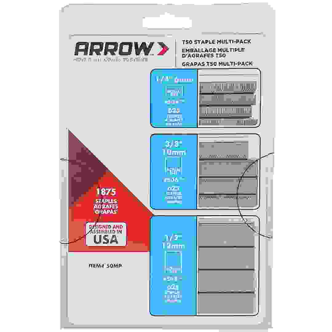 Arrow T50 HD Staple Multi-Pack (Silver)