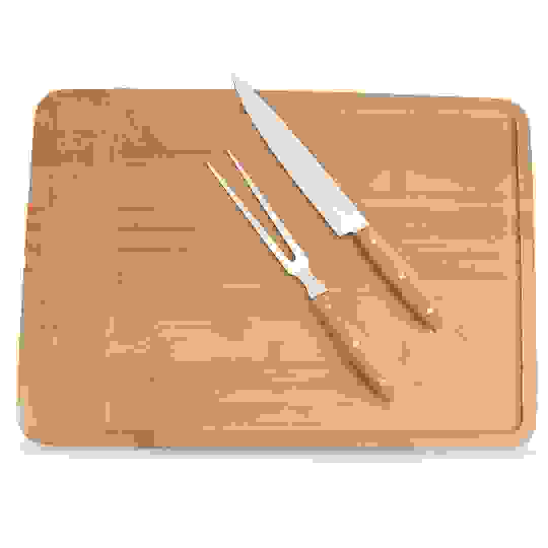 Core Bamboo 3-Piece Carving Set (Brown)