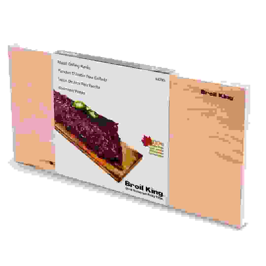 Broil King Maple Wood Grilling Planks Pack, 63290 (18.3 x 1.35 x 38.1 cm, 2 Pc.)