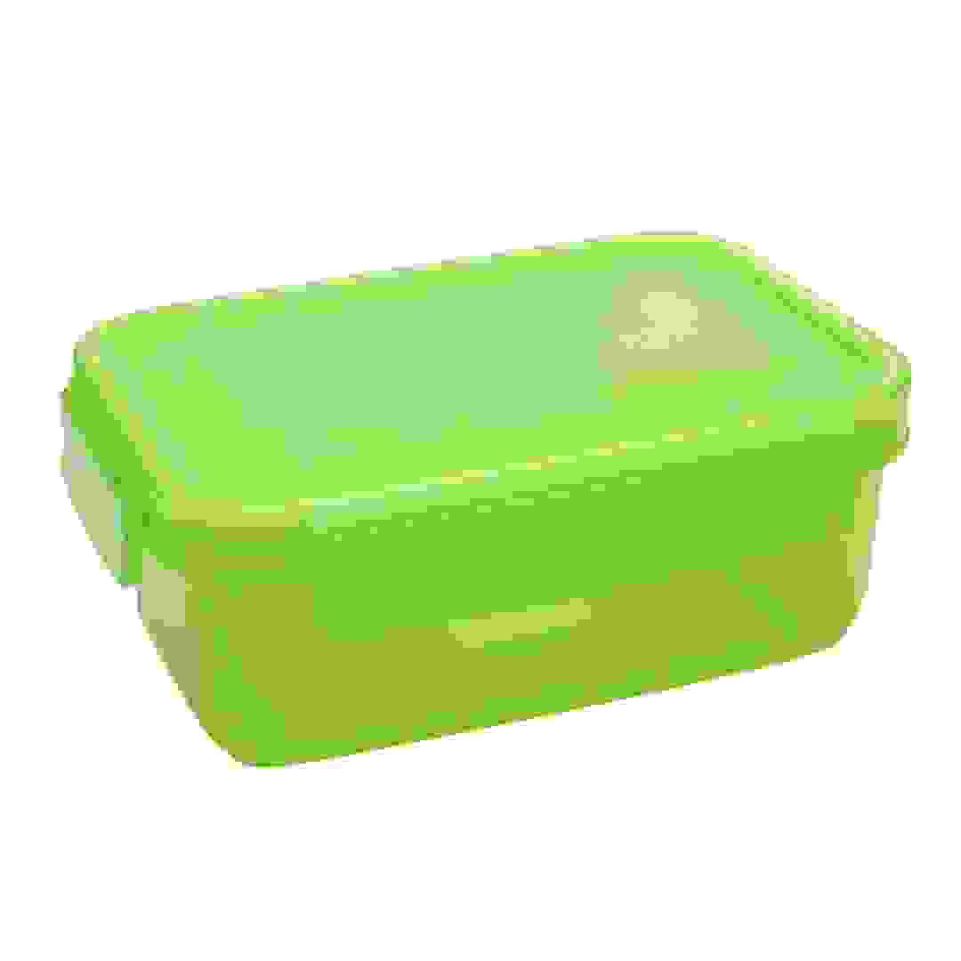 Addis Clip & Close Rectangular Lunch Box (900 ml, Green)