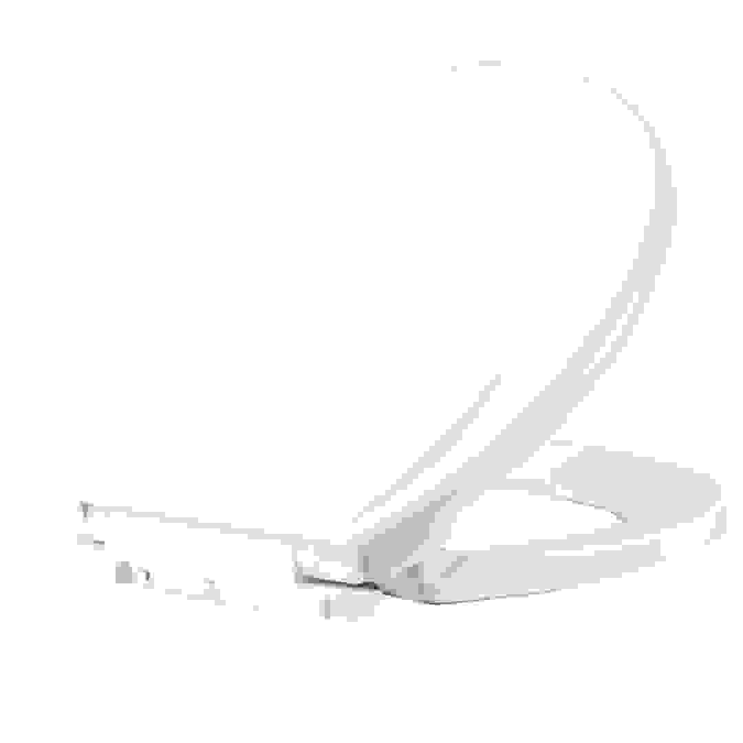 مقعد مرحاض مع غطاء TECTST2001003 بولد (41.5 × 35.5 × 4 سم، أبيض)