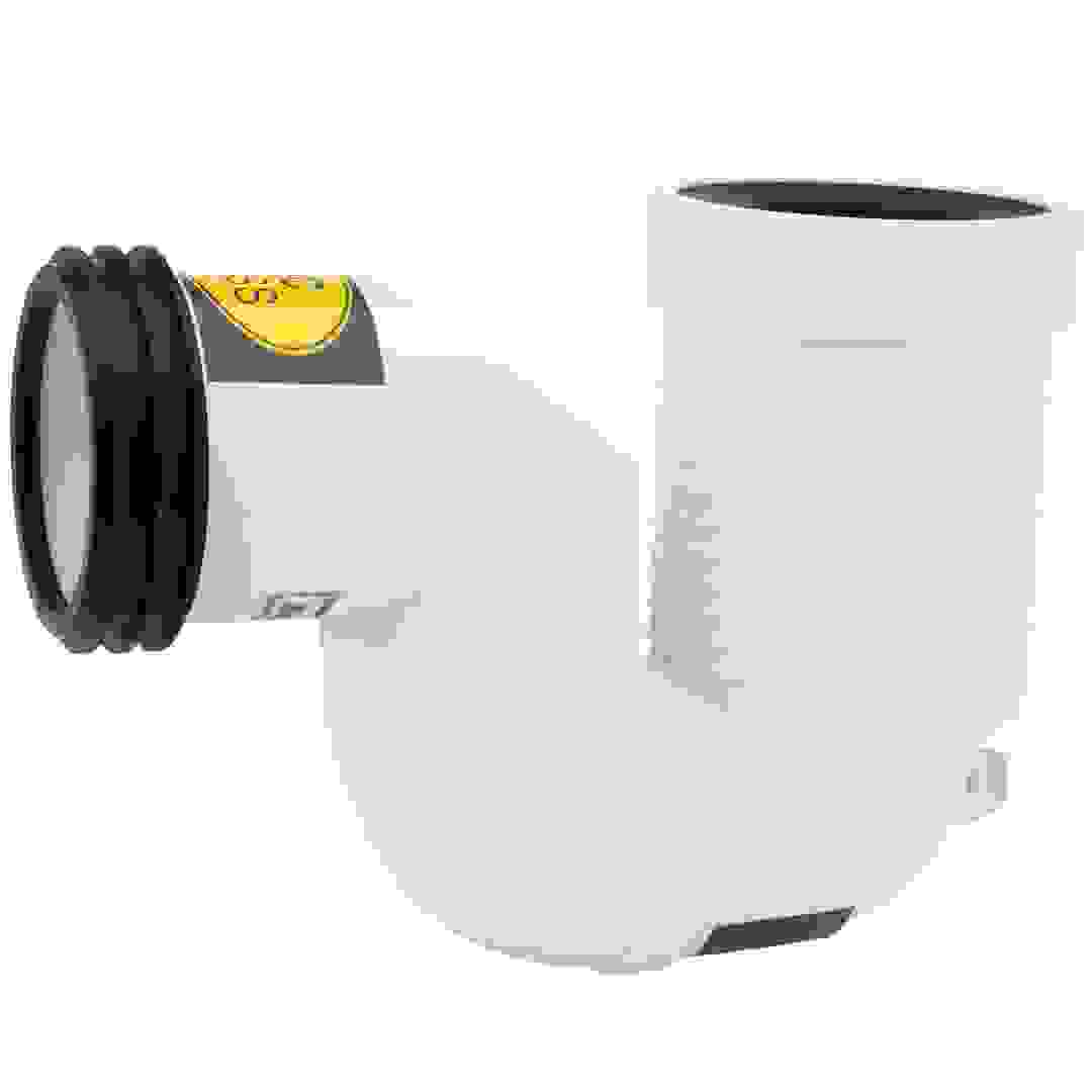 Bold S-Trap PVC Pipe Connector (14 x 45 x 35 cm, White)