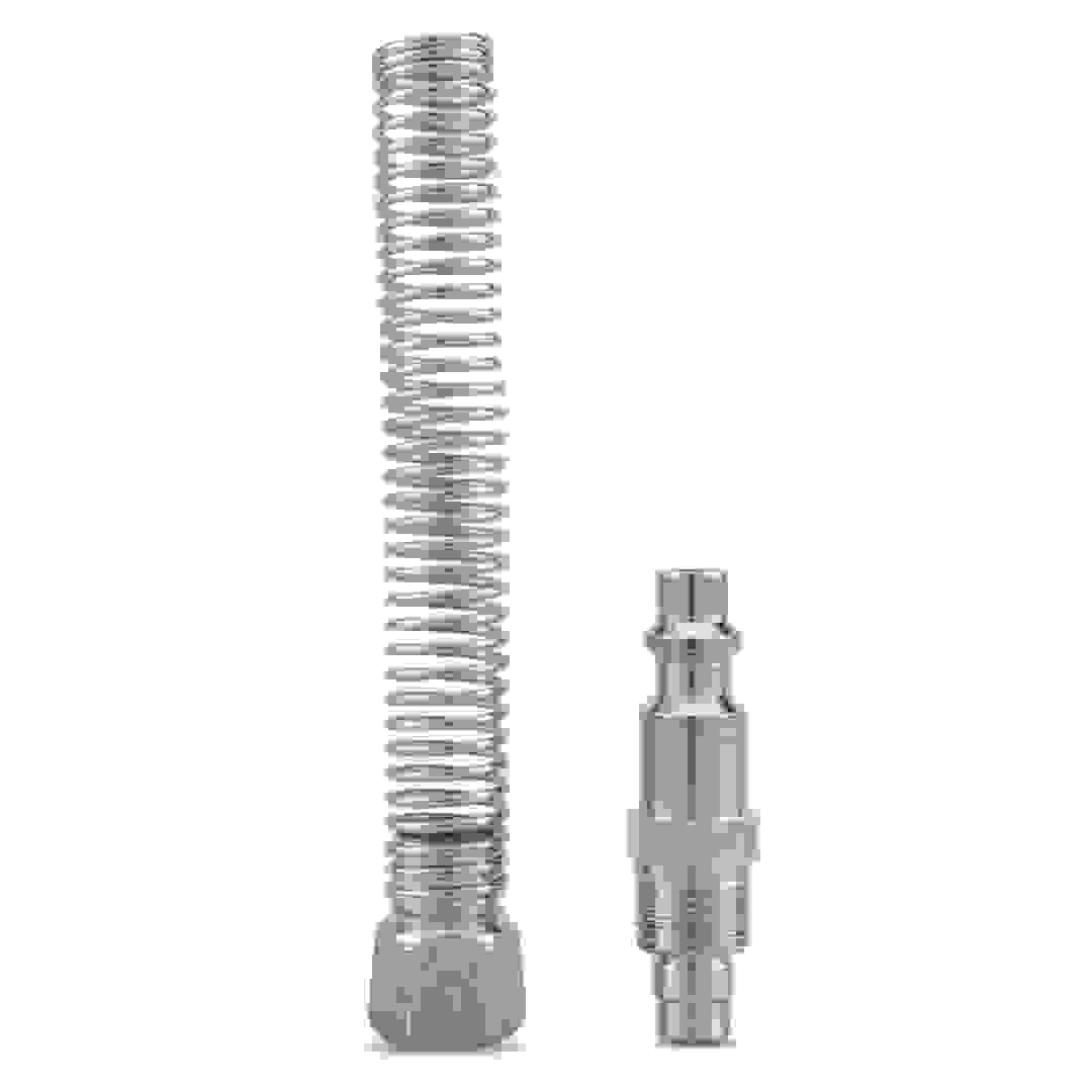 وصلة من النحاس الأصفر مع خرطوم لولبي (8 × 10 ملم)