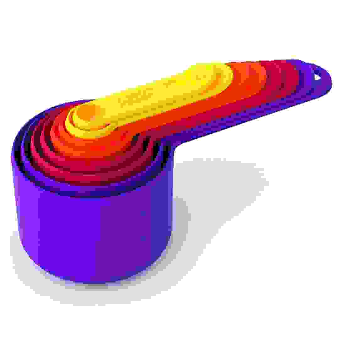 مجموعة أكواب القياس المتداخلة (7.7 × 8 × 17.3 سم، مجموعة من 8)