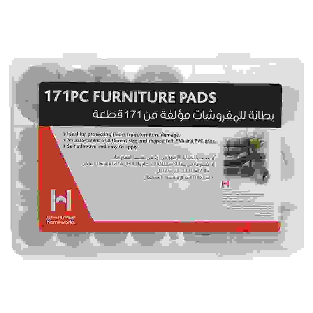 Homeworks Furniture Pads (Set of 171, White)