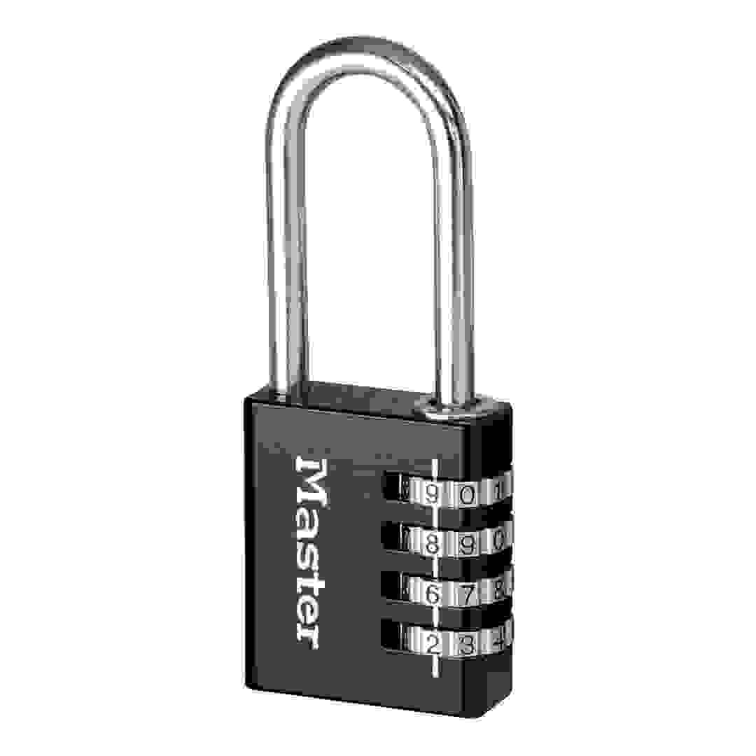 قفل بتوليفة ماستر لوك من الألمونيوم (4 × 10.2 × 1.5 سم)