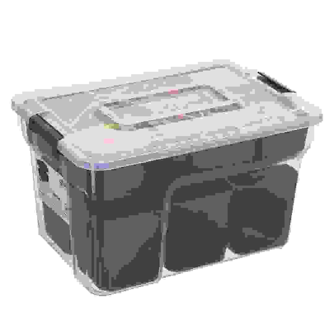 Shop 5five Samba Polypropylene Compartment Storage Box (8 L) Online ...